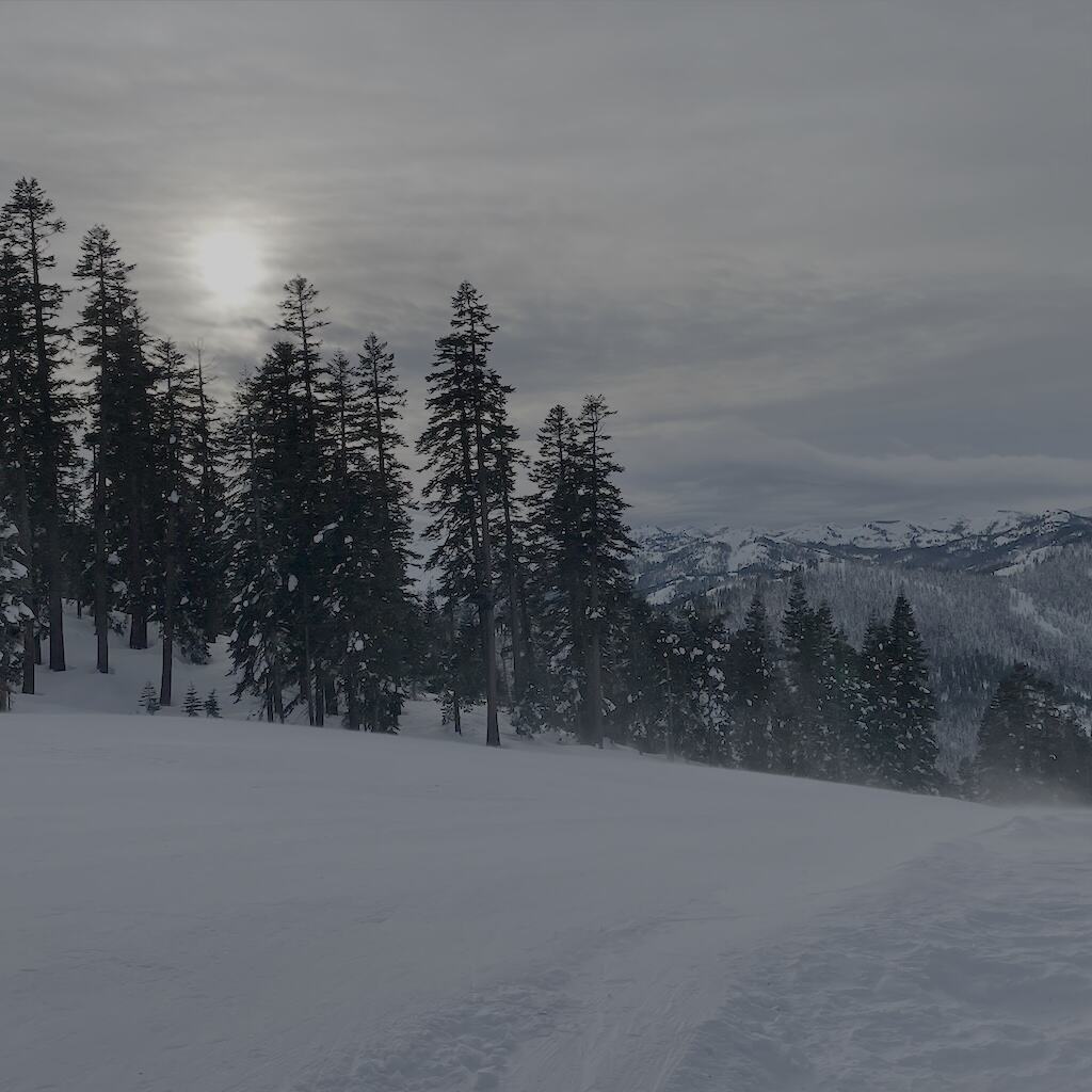 Ski slope at Northstar, Lake Tahoe, California